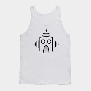 Minimal Caravan Palace Robot Tank Top